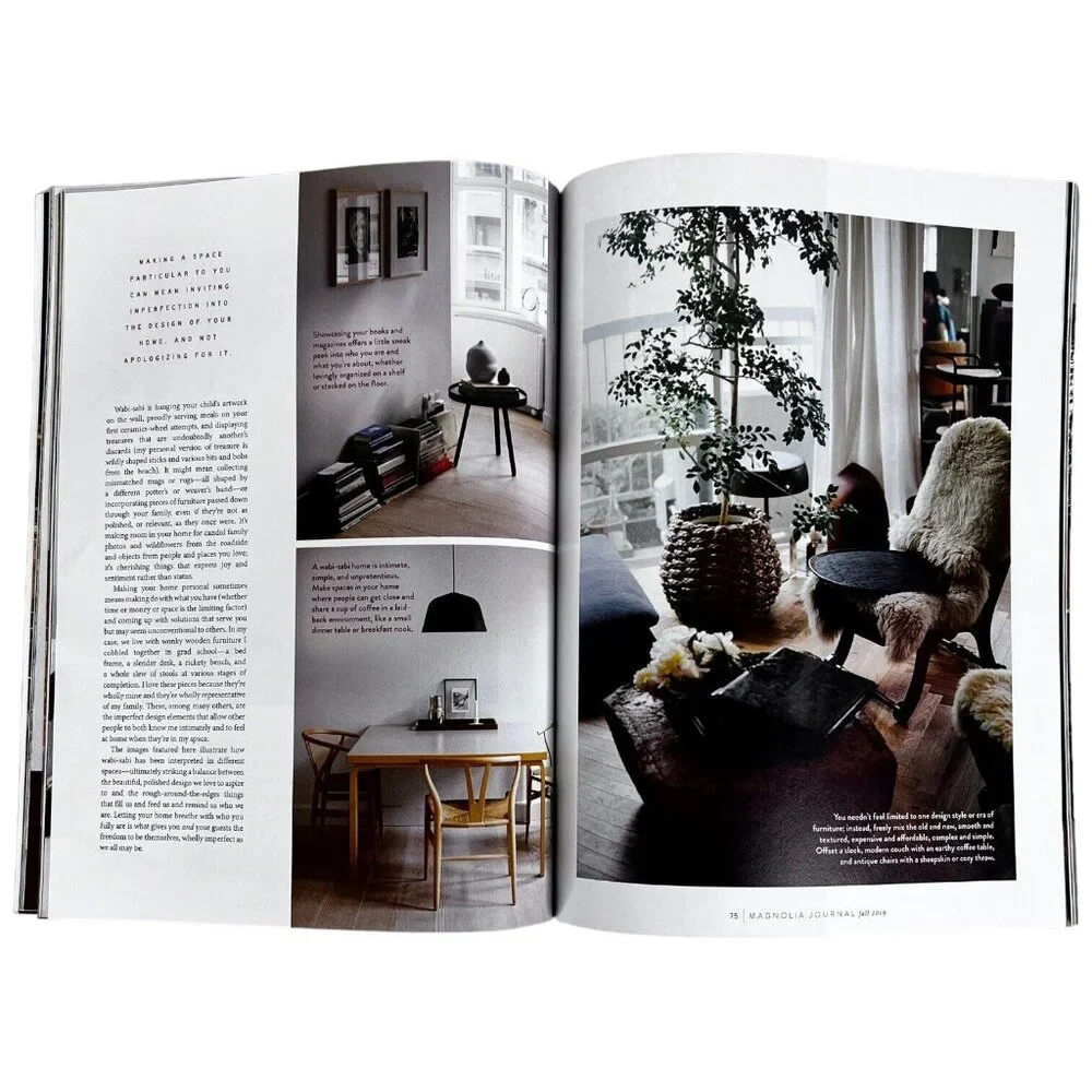 2019 The Magnolia Journal Magazine Summer Fall‎ Winter Back Issues 11 12 13